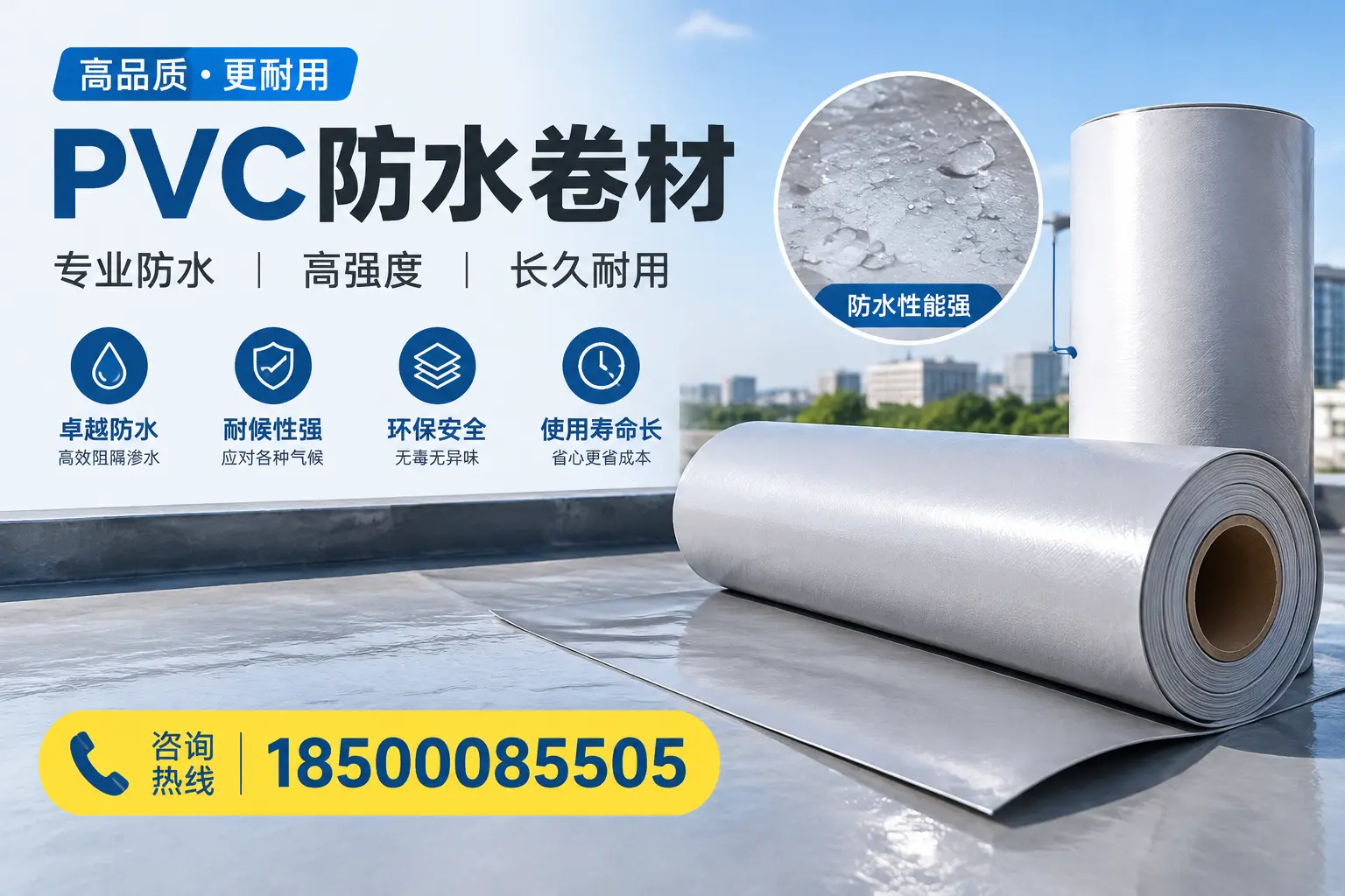 PVC防水卷材的安装方法与注意事项，毕节用户必看